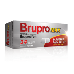 Brupro Max 400mg Ibuprofen 24 tablets