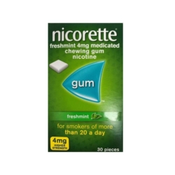 Nicorette 4mg Gum Freshmint 30pce
