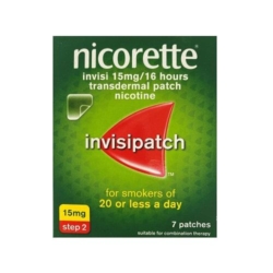 Nicorette 15mg Invisi Patch Extra Strength 7 patch