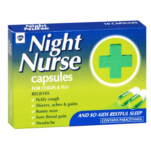 Night Nurse 10 capsules