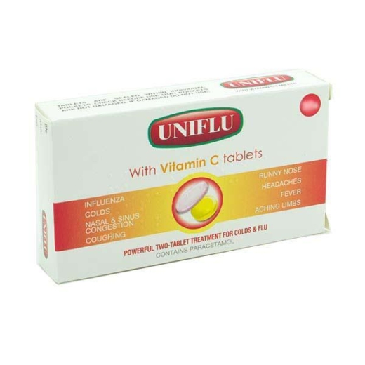 Uniflu with Vitamin C 24 tablets