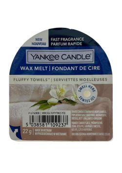 YANKEE CANDLE  WAX MELT FLUFFY TOWELS