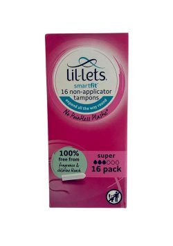 LIL LETS NON-APPLICATOR TAMPONS 16 PACK