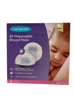 LANSINOH DISPOSABLE BREAST PADS 24S