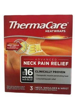 THERMACARE NECK SHOULDER WRIST 3S