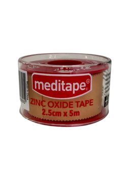 MEDITAPE ZINC OXIDE TAPE 2.5CM X 5M