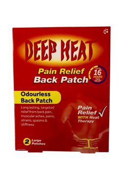DEEP HEAT PATCH FOR BACK PAIN PATCH 2 PACK