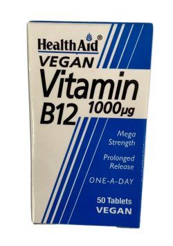 HEALTHAID VITAMIN B12 1000UG 50 TABS