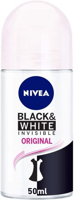 NIVEA BLACK AND WHITE INVISIBLE ROLL ON FOR WOMEN 50ML