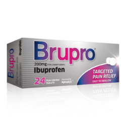 Brupro 200mg Ibuprofen 24 tablets