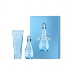 DAVIDOFF COOLWATER WOMEN 30ML EDT + 75ML BODY LOTION