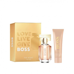 BOSS THE SCENT FOR HER EDP 30ML + BODY LOTION 50ML