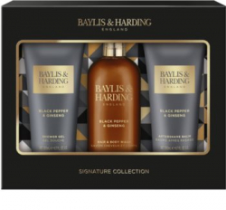 Baylis & Harding Invigotating Shower Trio - 300ml Hair & Body Wash, 200ml Shower Gel and 200ml Aftershave Balm
