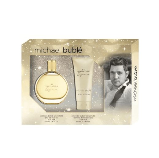 MICHAEL BUBLE B BY INVITATION SIGNATURE 2 PIECE CHRISTMAS GIFT SET