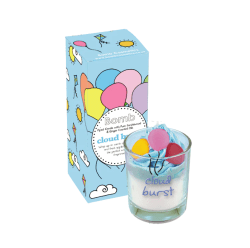 Bomb Piped Candle - Cloud Burst