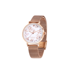 Butterfly Rose Gold Watch - Tipperary Crystal