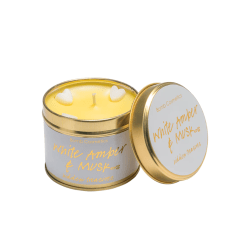 Tinned Candle - White Amber & Musk